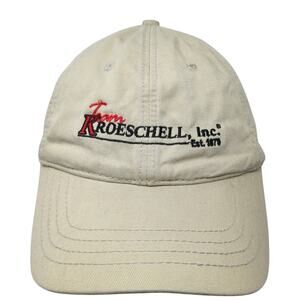 Team Kroeschell Inc Est. 1879 Baseball Cap Brown One Size Adjustable Le Tigre